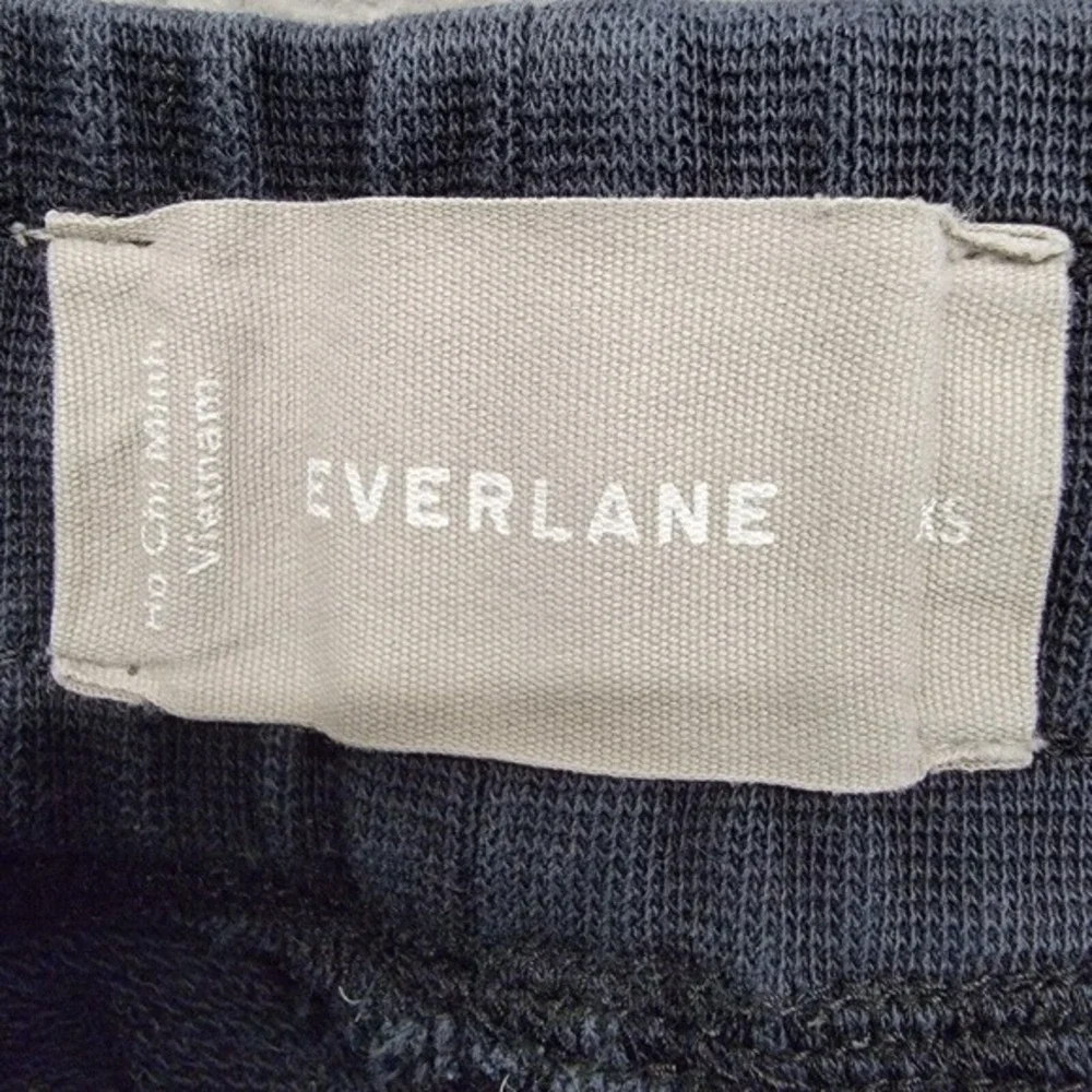 Everlane Sweatpants Joggers Men's Size XS Washed Out Black‎ Drawstrings